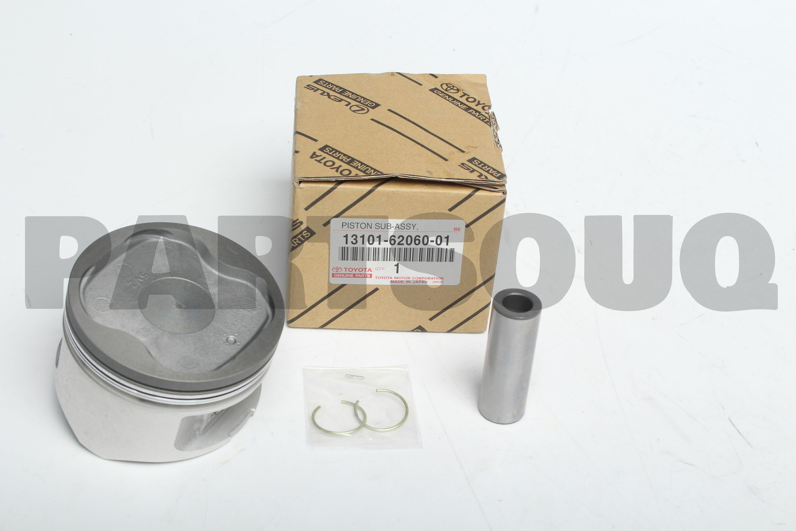 131016206001 Genuine Toyota PISTON SUB-ASSY, W/PIN 13101-62060-01 