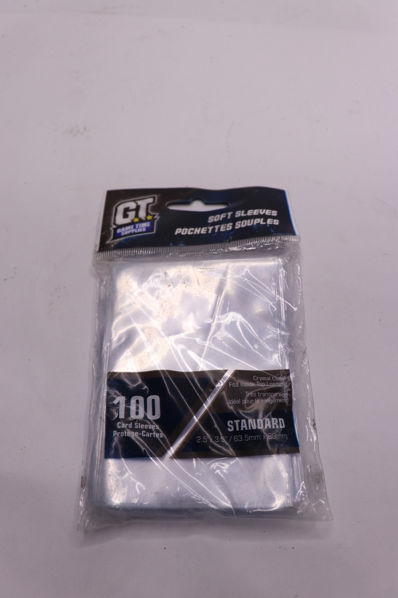 (100-Pk) Great Time Supplies Soft Card Sleeves 2.5" x 3.5"