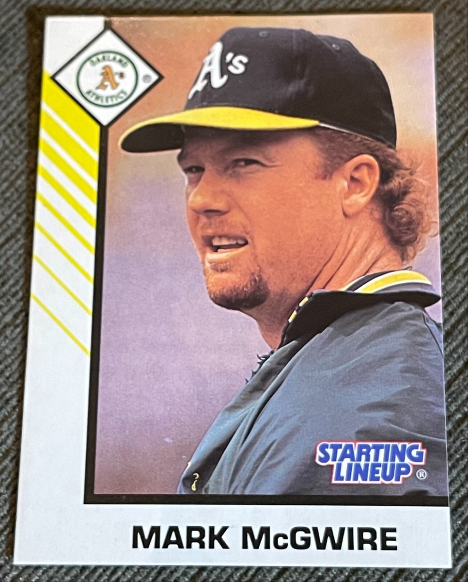1993 Kenner Starting Lineup Baseball Card #25 Mark McGwire Oakland