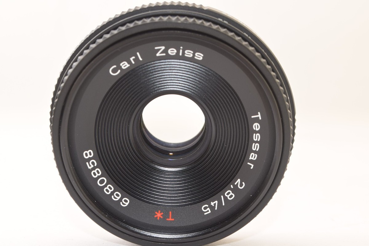 CONTAX Carl Zeiss Tessar T* 45mm F/2.8 AEJ Pancake Lens C/Y CONTAX Carl Zeiss Tessar T* 45mm F/2.8 AEJ Pancake Lens C/Y