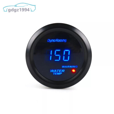 Water Temp Gauge 2'' 52mm 40~150 Celsius Digital Blue LED Car Gauge Car Meter