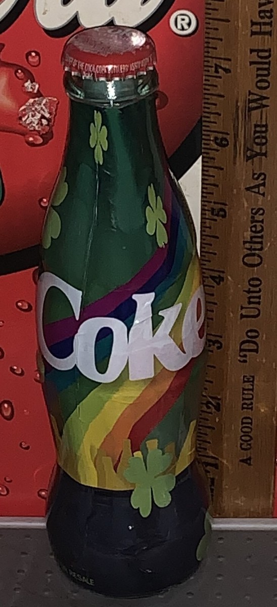 WORLD OF COCA COLA HAPPY ST PATRICK'S DAY 8 OUNCE COCA COLA BOTTLE