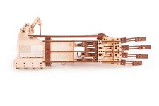 Wood Trick Mechanical Robotic Hand Wooden 3D Puzzle Model Assembly Kit Gears Set