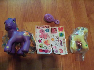 My Little Pony Peach Surprise Tea Lily w/Stickers & Brush 2004 Avon Exclusive