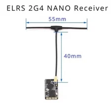ExpressLRS ELRS BETAFPV Nano 2400 Rx Long Range Rx  12 Channels-Firmware V3.5.0