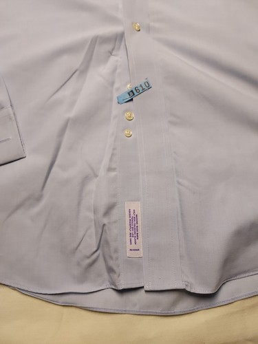 Brooks Brothers Classic Label Supima Cotton Light Button Down Blue 16 1/2-36 - Picture 4 of 7