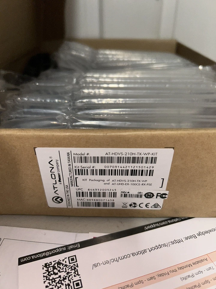 Atlona AT-HDVS-210H-TX-WP-Kit HDMI/HDBaseT Wall Extender Tx/Rx Kit, Kit Altona Foto 4 de 4