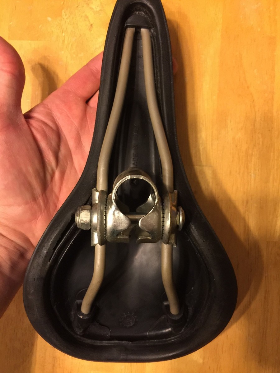 Asiento de gel Selle Royal Bike con 2 muelles, cómodo y ancho