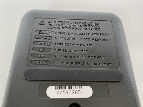Fluke 87 III Multimeter Tested Works / Case Protector Made in USA ~ New Battery - 第 21/23 張圖片