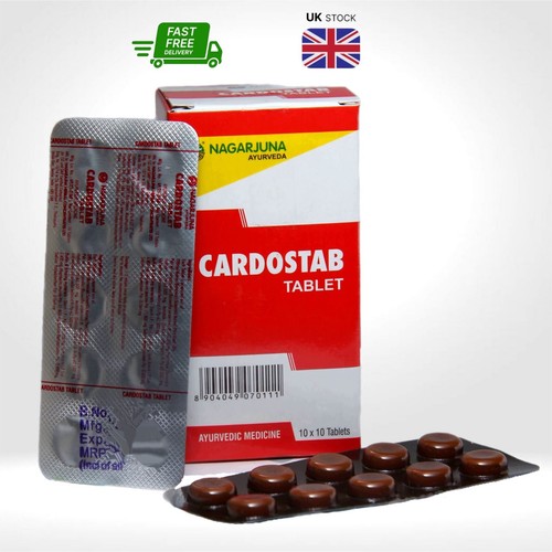 Cardostab Nagarjuna 100 Tabs - Suplemento Ayurvédico de Apoyo a la Salud del Corazón - Imagen 3 de 4