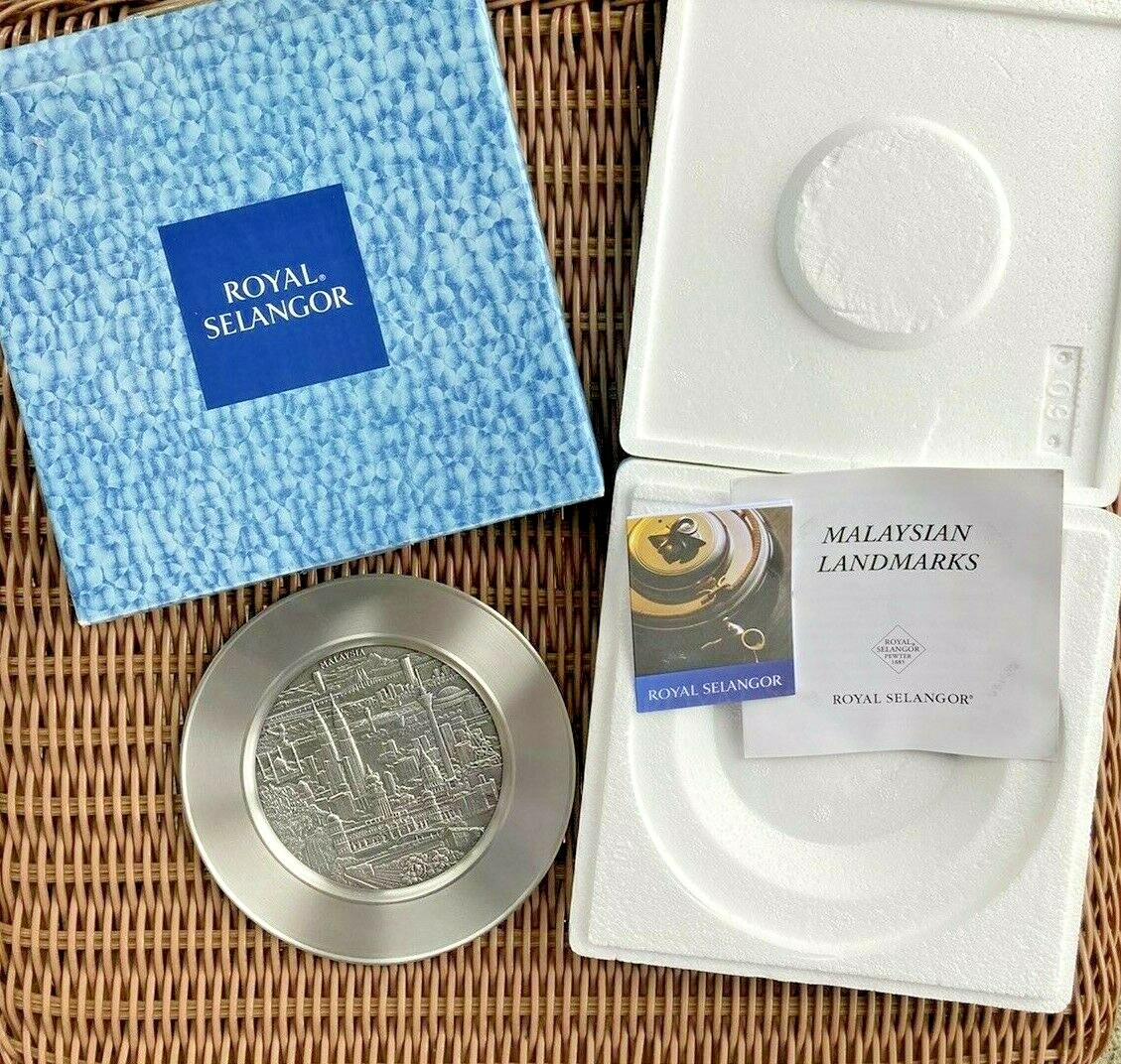 ROYAL SELANGOR Malaysia Landmarks Pewter Plate 6
