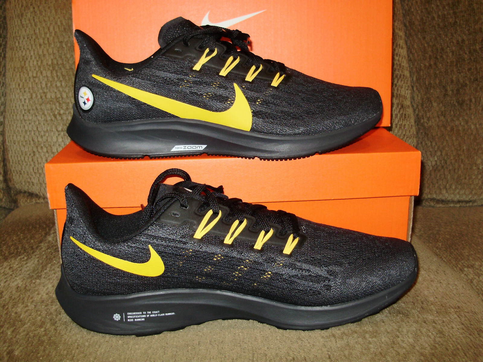 nike air zoom pegasus 36 pittsburgh steelers