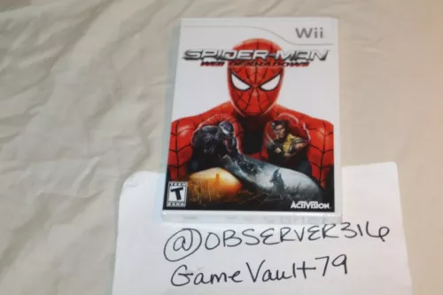 Spider-Man: Web of Shadows (Nintendo Wii, 2008) NEW SEALED