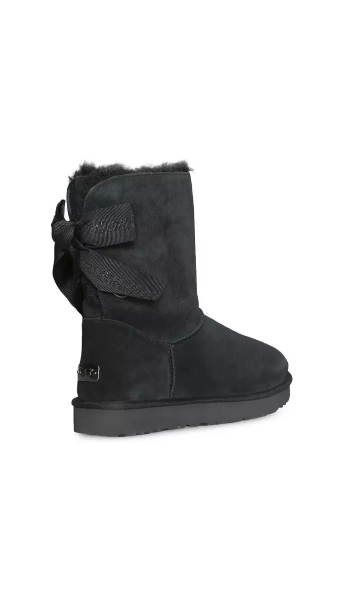 Customizable bailey bow store short boot black