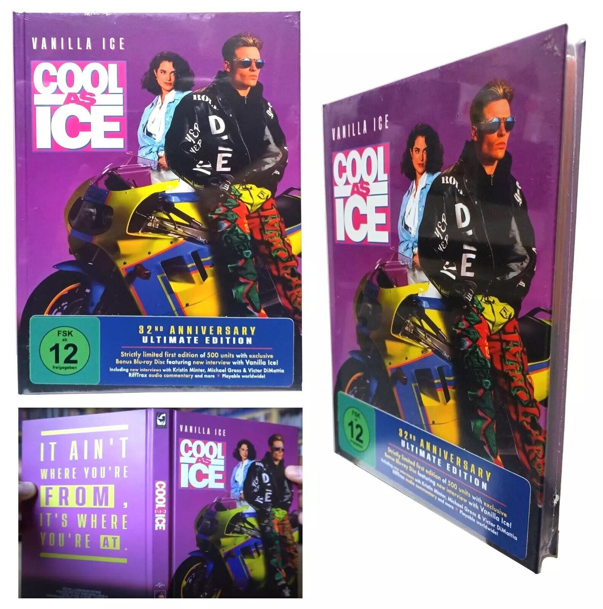 NEW! COOL AS ICE Blu-Ray OOP LIMITED EDITION Official 2-DISC SET
