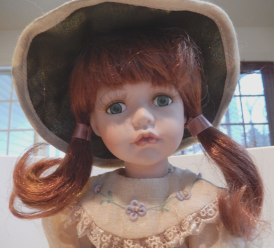 * vintage figure ୨୧ * ゜❀ 女の子と テディ・ベア Geppeddo Porcelain Doll - Erica - 13