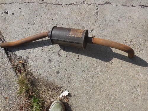 NOS LH WALKER RESONATOR PIPE 1956-7 THUNDERBIRD W/FORD-O-MATIC AND O.D. - Picture 3 of 3