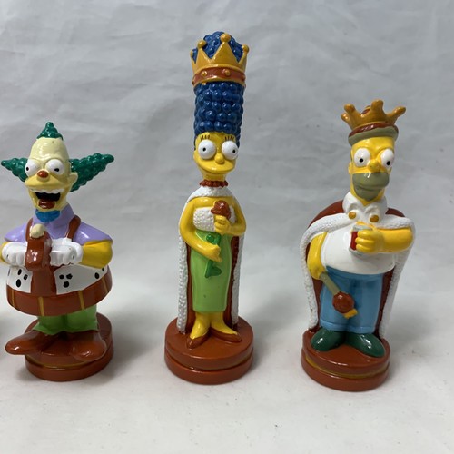 2002 The Simpsons 3D Red Chess Figures / Replacement Pieces / Cake Toppers -Bart - Picture 4 of 12