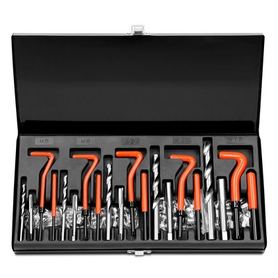 131-Piece Metric Helicoil Thread Repair Kit HSS Drill Helicoil Repair Kit Met...