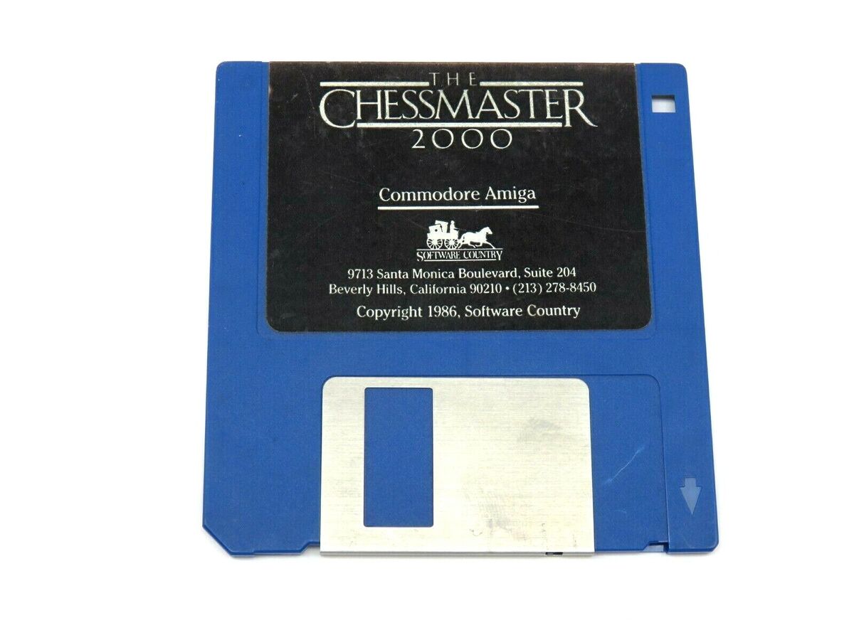 Vintage 1986 CHESSMASTER 2000 Software Country Toolworks Apple II video game