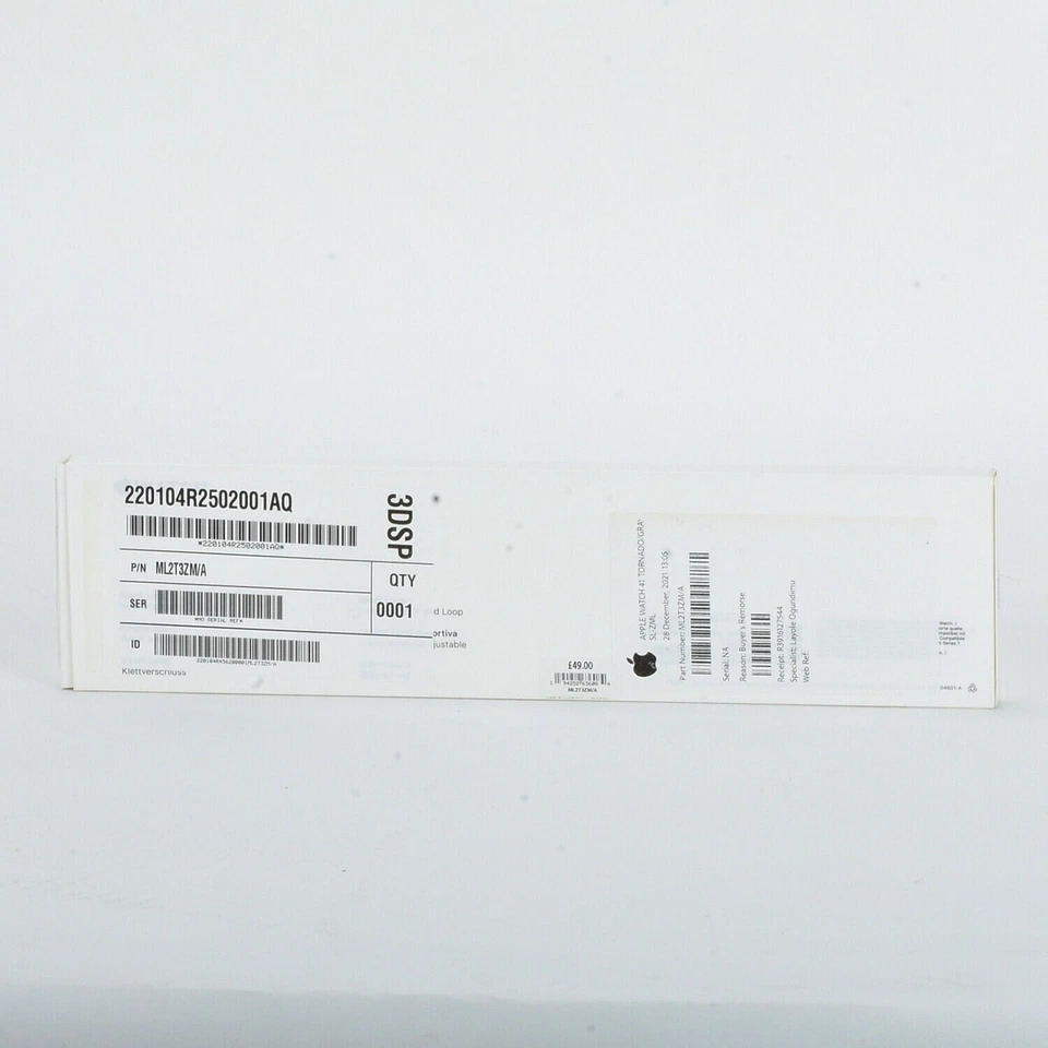 Apple iWatch 38 mm 40 mm 41 mm 2 3 4 5 6 7 8 9 SE Sport Loop Band - Tornado / Gris Foto 4 de 4