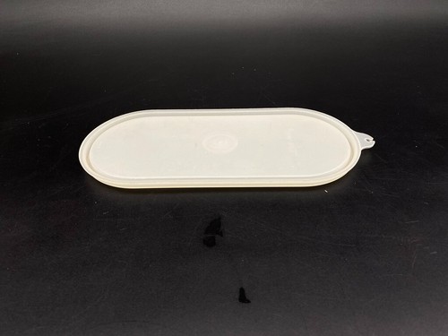 8-1/4" Oval Sheer Clear Tupperware REPLACEMENT LID 1376 FOR Container 1375 - Picture 3 of 3