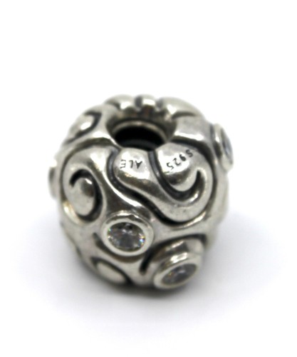Pandora Armband Charm Bead mit weißen Zirkonia in Sterlingsilber - Bild 8 von 9