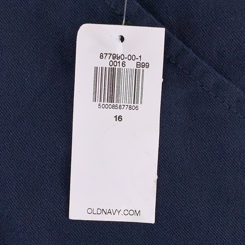 Old Navy Girls Size 16 Ink Blue Skinny Stretch School Uniform Pants NWT - Picture 3 of 5