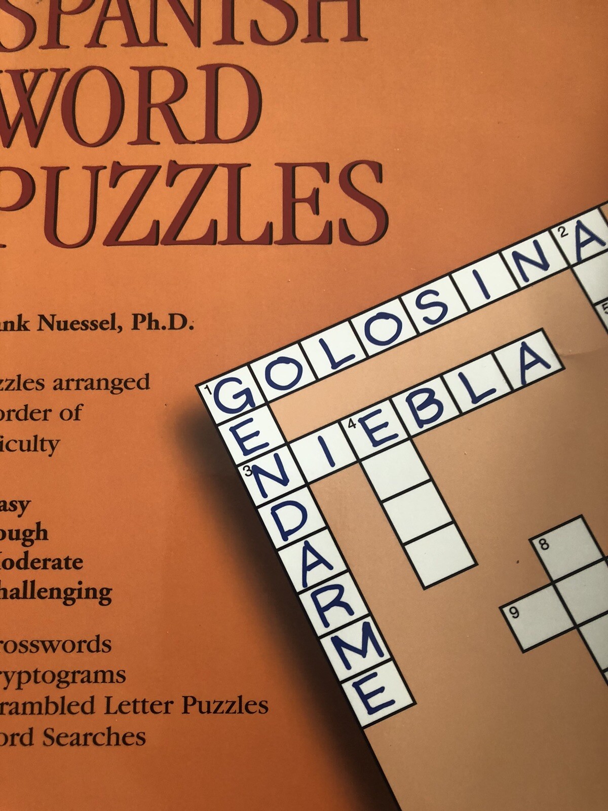Foreign Language Word Puzzles Ser.: Spanish Word Puzzles by Frank Nuessel  (2006, Perfect, Student edition) for sale online | eBay