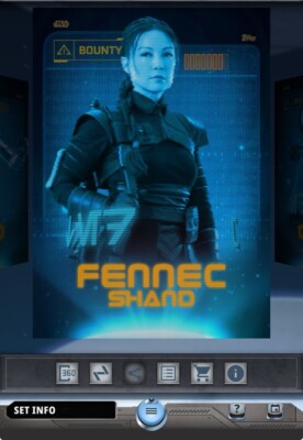 topps star wars サインカード25シリFennec Shand