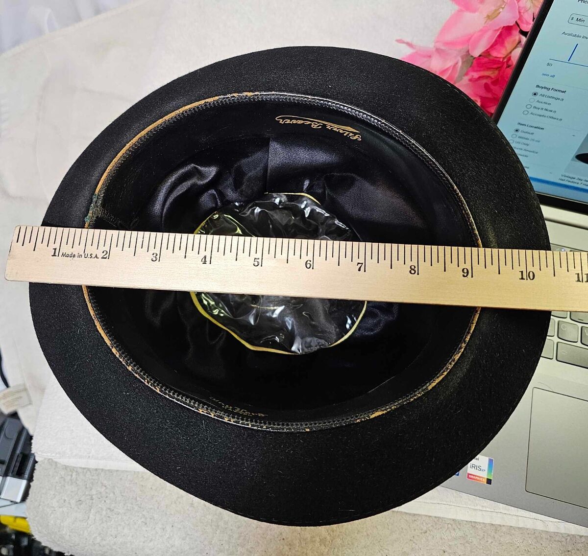 Vtg Jay Lord Hatters silver beaver Black Hat fedora -HAt6 | eBay Vtg Jay Lord Hatters silver beaver Black Hat fedora -HAt6 | eBay