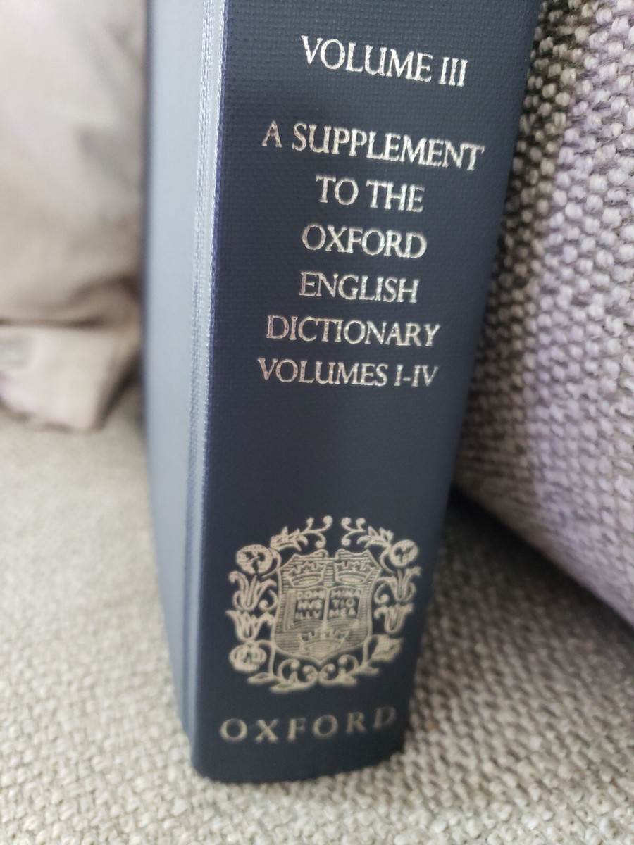 The Compact Edition of The Oxford English Dictionary by