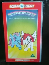 Vintage 1988 My Little Pony VHS video Read Description - Golden Horseshoes