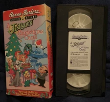 A JETSON CHRISTMAS CAROL VHS 1985 Animated Hanna-Barbera Super Stars Vintage
