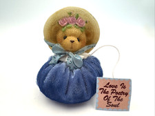 Enesco Cherished Teddies Figurine Love is Poetry of the Soul 2001 Hillman Resin
