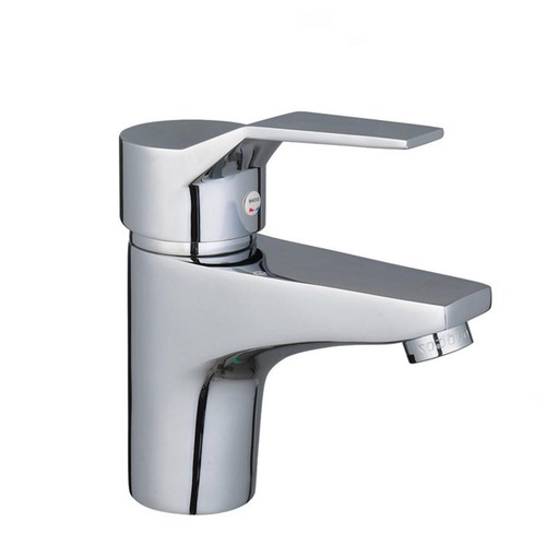 Chrom Heiß/Kalt Einzellochmischer Spüle Wasserhahn Wasserhahn Becken Küche Waschbecken Wasserhahn - Bild 3 von 9