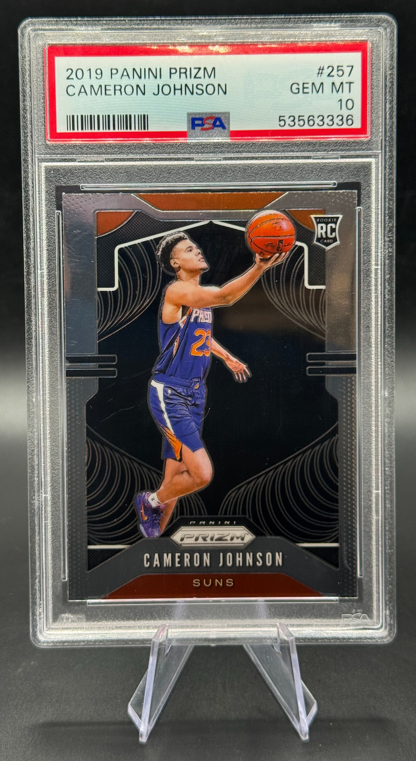 2019-20 Cameron Johnson RC #257 Panini Prizm Rookie PSA 10 Gem | Nuggets & Suns
