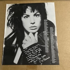 Original 13 By 11” Joan Jett I Hate Myself For Loving You 1988 Album Ad FLYER