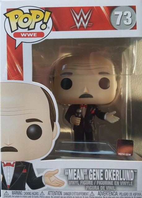 Funko POP! NIB WWE Wrestling MEAN GENE OKERLUND #73 | eBay