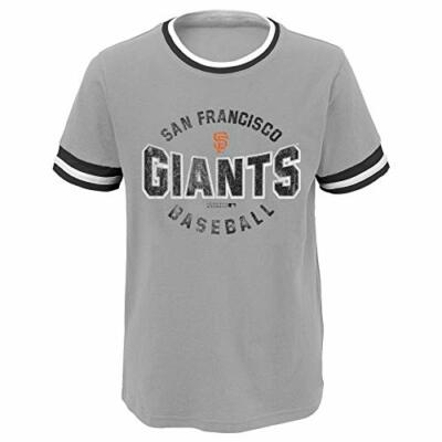 MLB San Francisco Giants Youth Boys Short Sleeve Baseball Ringer