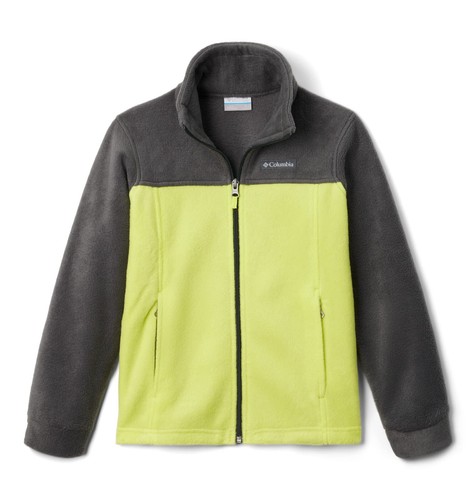 Columbia Youth Boys Steens Mountain II Fleece Shark/Radiation - Picture 4 of 9
