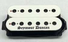 Seymour Duncan Blackened Black Winter Bridge Pickup - WHITE