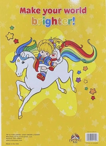 Rainbow Brite Shine Brite! Coloring & Activity Book Hallmark 2024 New - Bild 2 von 2