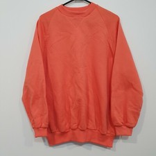 Vintage Coral Crewneck Sweatshirt Jumper Womens Size 16 Made in Australia