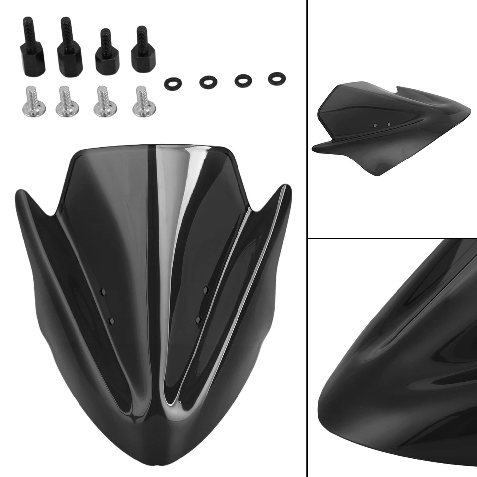 Windshield Windscreen Wind Shield Protector for Kawasaki ER6N ER-6N 2012-16 Foto 2 de 4