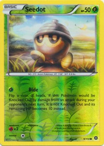 Pokemon - Seedot - 9/114 - Common - Reverse Holo - XY - Steam Siege - NM