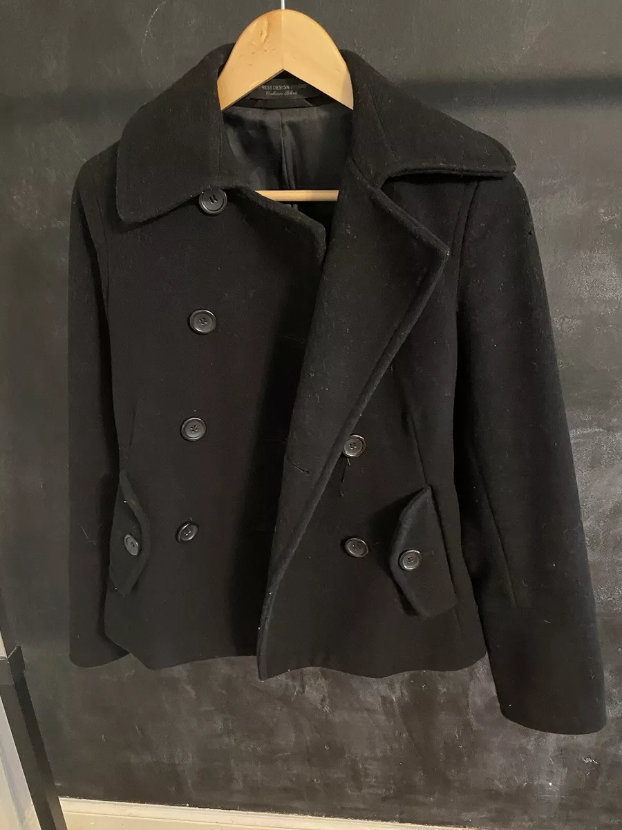 Women's short wool peacoat sale