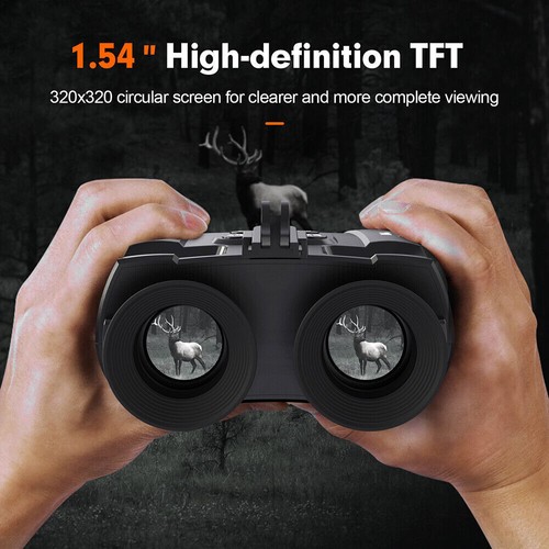 Night Vision Goggles Helmet & Head Mounted Binoculars Digital Infrared Goggles - Picture 8 of 24