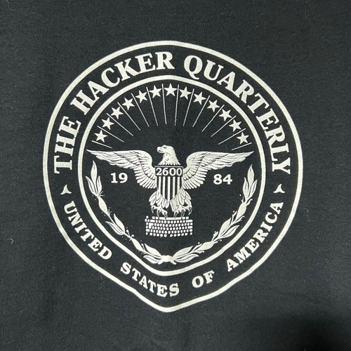 Camiseta De Colección Años 90 The Hacker Quarterly 2600 Computer Coding Hacking Talla XL - Imagen 6 de 9