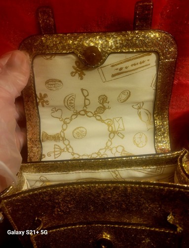 KATE SPADE GOLD GLITTER Purse- HANDBAG - New Gifts W Purchase! - Picture 5 of 18